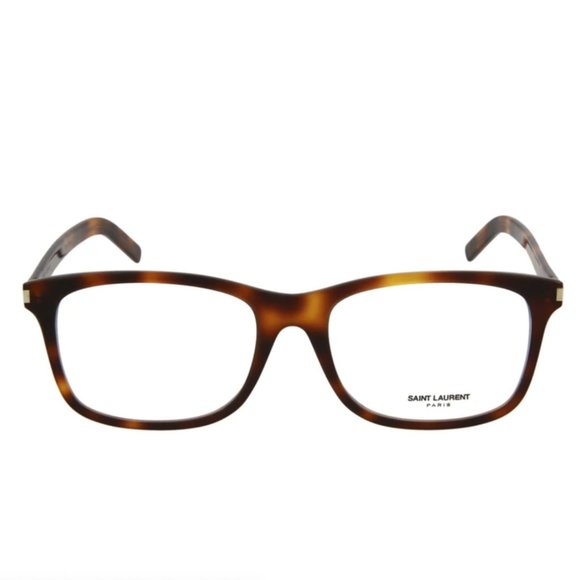 Saint Laurent Havana Brown Square Eyeglasses! - Picture 2 of 4
